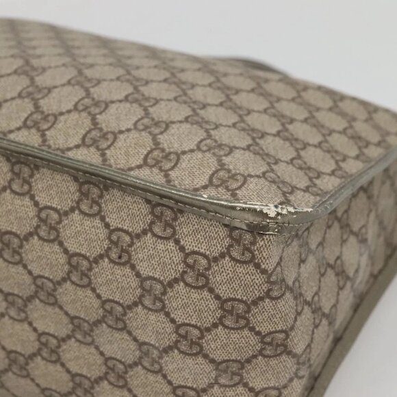 GUCCI GG Supreme Hand Bag PVC Beige Gold 190259 Auth ep10602 - Picture 4 of 16